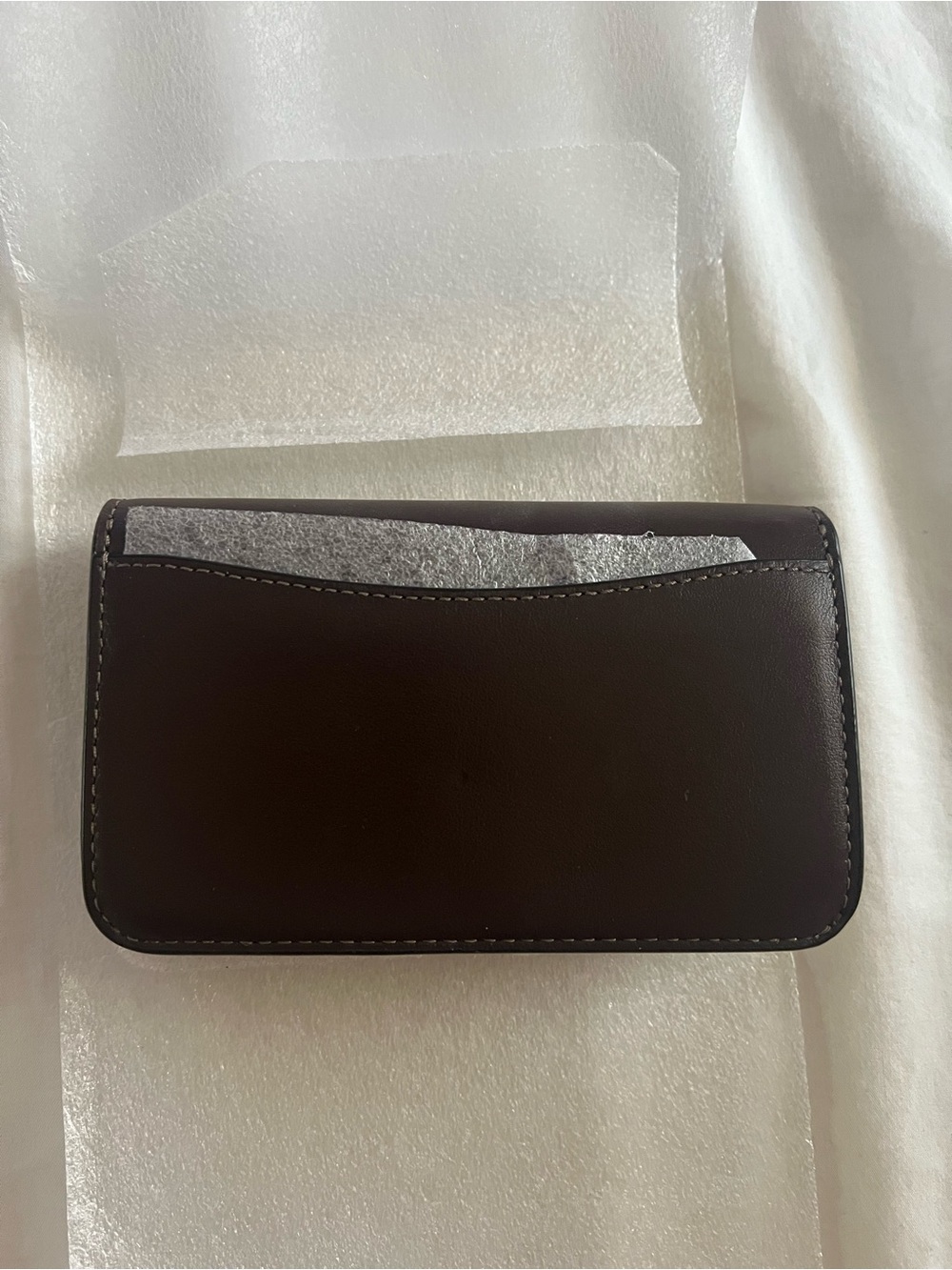 Coach Slim Bifold Card Case in Maple/Brass. New! - Picture 4 of 6